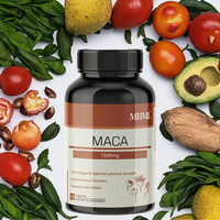 Complément Alimentaire en Gélules de Maca, Oméga 3 EPA DHA, Mélange de Fibres, Sans OGM, Sans Gluten, Marque Privée OEM, Vente en Gros pour Adultes, Exportation