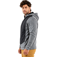 Conception personnalisée Offre spéciale Vestes hybrides coupe-vent pour hommes de qualité supérieure Manteau d'extérieur en laine régulier pour hommes