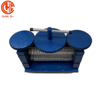 Machine à laminer manuelle en métal bleu personnalisable pour la façonnage de tablettes en bijouterie