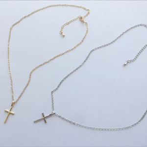 패션 크로스 체인 목걸이 럭셔리 숙녀 골드 쥬얼리 펜던트 목걸이 십자가 목걸이 - Product Image 6