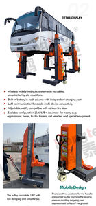 Prix usine CE ascenseur de camion en acier hydraulique à quatre poteaux sans fil capacité de 3500/8500/10500kg équipement de <span class=keywords><strong>Garage</strong></span> de voiture de tourisme - Product Image 4