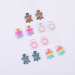 Cartoon <strong>Little</strong> Turtle Blind Bag Hot-selling Nail Art DIY Resin Jewelry Accessories Handmade Dripping Oil Technique Source - Product Image 3