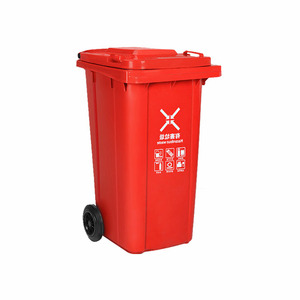 Wholesale with cover wheel 240 liters garbage bin for sale rectangular garbage bin with lid for kitchen
