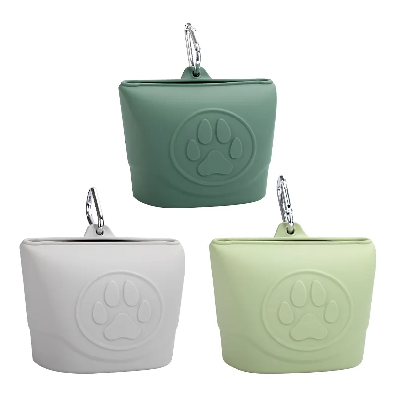 Bolsa portátil impermeable para cachorros, bolsa para entrenamiento de perros, bolsa de silicona para entrenamiento de perros