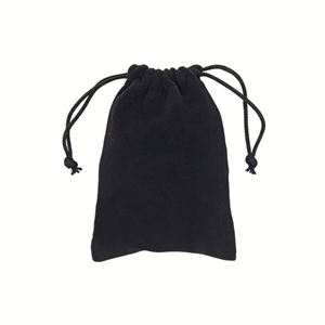 Sacs à cordon personnalisés, sacs cadeaux, sacs anti-poussière, sacs à bijoux, sacs de rangement en peluche avec impression sérigraphique, sacs à cordon en peluche - Product Image 4