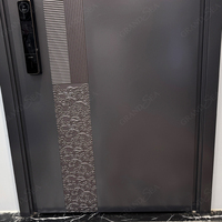 Nouvelle Arrivée 2027 - Porte Extérieure Moderne en Aluminium, Porte Pivotante de Sécurité en Acier Inoxydable Américain pour Maison