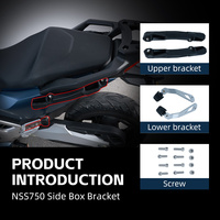 Support de fixation pour sacoches latérales Honda NSS750 - Porte-bagages latéral pour motos Forza 750 sans perçage