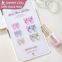 DANNYCOLL Collection d'été 6 couleurs Ensemble de vernis à ongles gel pour les yeux de chat Marque privée Vente en gros Vernis à ongles gel pour les yeux de chat en gelée Logo personnalisé