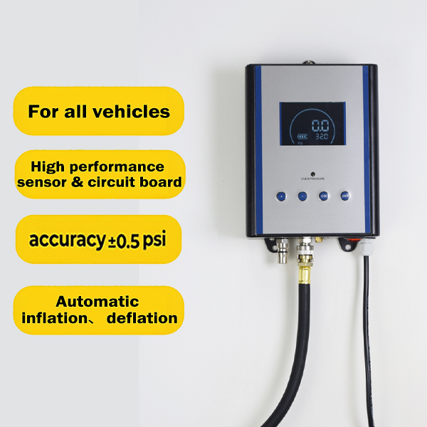 Digital Metal Automatic Car Tyre Inflator with Tire Pressure Monitor PSI BAR Portable Air Pump with Automatic Shut off DP-Q04