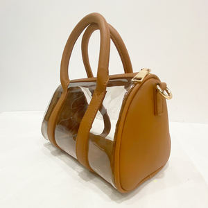 Borse a tracolla impermeabili all'ingrosso di fabbrica in PVC borse trasparenti a forma rotonda da donna - Product Image 3