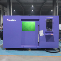 Machine de découpe laser à fibre entièrement fermée 1500W 2000W 3000W 6kW 12kW pour tôles, aluminium et acier inoxydable - Prix de gros