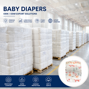 Couches bébé jetables pas chères en gros, couches pour bébé unisexes ultra épaisses, couches jetables de qualité supérieure pour bébé, couches pour nouveau-nés en gros - Product Image 1