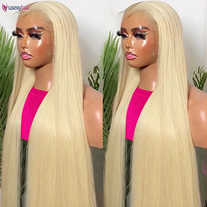 Parrucche 360 in pizzo 613 biondo HD con capelli umani grezzi vergini parrucca anteriore in pizzo per donne nere intrecciate peruviane - Product Image 2