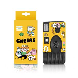 Vintage Custom 35mm <b>Film</b> <b>Camera</b> Wholesale Single Use Fixed Focus Photo <b>Disposable</b> <b>Camera</b> with Flash Plastic Body Custom Logo - Product Image 1