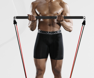 Juego <span class=keywords><strong>de</strong></span> bandas ajustables para ejercicio, con <span class=keywords><strong>barra</strong></span> <span class=keywords><strong>de</strong></span> resistencia, con <span class=keywords><strong>barra</strong></span> <span class=keywords><strong>de</strong></span> Pilates, la mejor calidad - Product Image 6