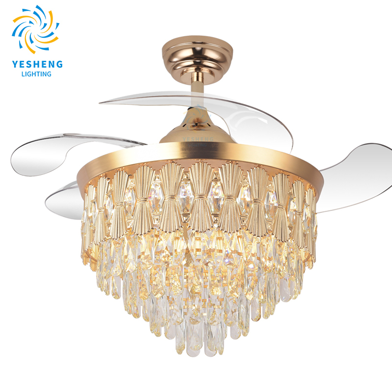 Y181 New Crystal Fan Light with