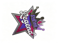 Ensemble de badges émaillés personnalisés, motifs couronne, étoile, montgolfière, badges de collection