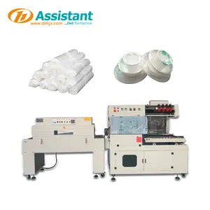 2024 New Products Tray Pillow And Film Wrapping Shrink Packing Packaging Machine DL-450L
