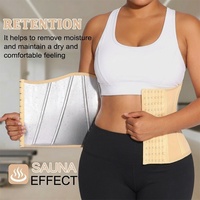 Faja Reductora Térmica Personalizada con Revestimiento Nano Plateado Politermico para Sauna, Fitness y Entrenamiento, Moldeadora de Cintura y Abdomen