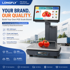 Balance de pesage POS <span class=keywords><strong>Longfly</strong></span> avec reconnaissance IA, caméra IA, imprimante thermique, processeur Intel Core-i5, 8 Go/128 Go, Wi-Fi/Bluetooth/USB - Product Image 4