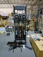 Machine de musculation pour press à la poitrine, soulevés latéraux, exercices d'épaules et de dos, multi-fly pour les deltoides, et multi-flight debout