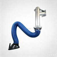 Bras d'aspiration flexible pour fumées de soudage / Bras d'extraction de fumées articulé 160/200 mm