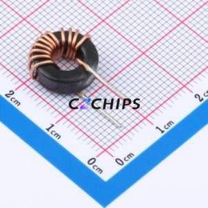 XR044125T100MVL6 ตัวเหนี่ยวนำแบบวงแหวนสี / ตัวเหนี่ยวนำแบบ Through-Hole (THT), ขนาดเส้นผ่านศูนย์กลาง 12.8 มม. ความเหนี่ยวนำ 10uH ค่าความคลาดเคลื่อน 10% กระแสไฟ 2.8A - Product Image 2