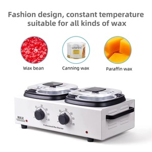 Latest Design Explosive Double Wax Pot 1200ml Capacity Rapid Melting Hair Removal Double Pot Wax Heater - Product Image 4