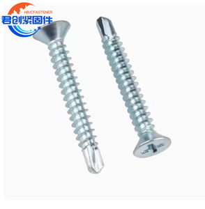 Tornillo Autoperforante y Autorroscante de Acero DIN <span class=keywords><strong>7504P</strong></span>, Cabeza Avellanada con Ranura Cruzada, con Tamaño de Rosca - Product Image 1