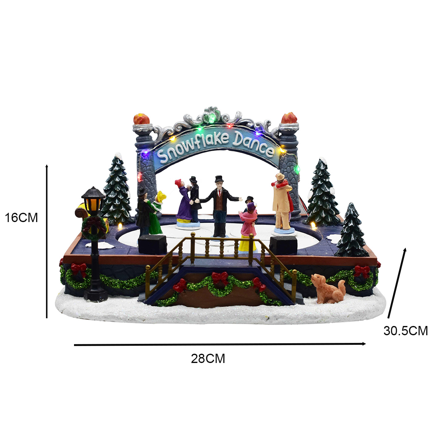 Parque de juegos de baile Canival con luz LED