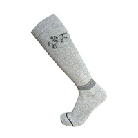 Chaussettes d'équitation sportives 2026 en coton premium avec logo personnalisé pour hommes – Ventes flash