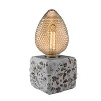 Lampes De Table En Ciment Lampe De Chevet Lamparas Mesa Industrial Mini Bedside Nordic Concrete Table Holder Light Led