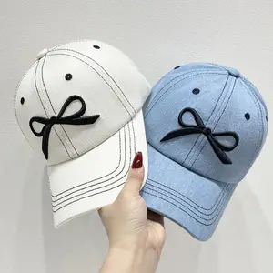 Özel 6 Panel beyzbol şapkası özelleştirilmiş işlemeli yıkanmış Denim beyzbol şapkası s şapka işlemeli yıkanmış pamuk beyzbol şapkası s