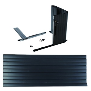 <span class=keywords><strong>Puerta</strong></span> Tambour para Autocaravana, 500 mm x 600 mm, PVC Plateado Sólido, Espirales Laterales, <span class=keywords><strong>Puerta</strong></span> <span class=keywords><strong>Enrollable</strong></span> - Product Image 5