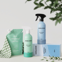 Flacon de lotion en aluminium recyclable de luxe écologique avec pompe pour shampoing, gel douche et ensemble de pochettes avec boîte personnalisée