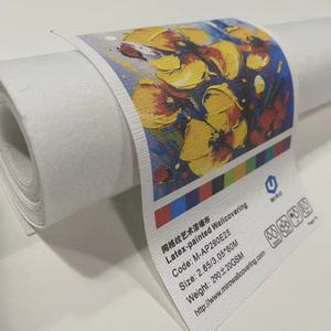 วัสดุปิดผนังกันไฟแบบทอไขว้ |   ม้วนเอฟเฟกต์<span class=keywords><strong>สี</strong></span>อาร์ต 2.85/3.05x60M พร้อมการติดตั้งแบบชิ้นเดียว - Product Image 4