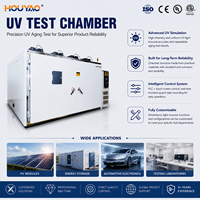 Cámara de Envejecimiento UV con Pantalla Táctil LCD PLC, Operación Temporizada y de Dosis Fija, con Monitoreo de Irradiancia y Dosis en Tiempo Real