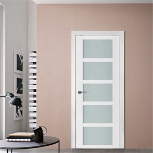 Porte Interne Doppie ad Arco Stile Francese DAIYA con Vetro Fumè - Product Image 5