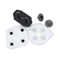 Repuestos para Control de SNES, Almohadillas Adhesivas de Silicona Conductiva para Accesorios de Juego de Nintendo SNES