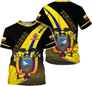 Nuova T-shirt Personalizzata dell'Ecuador per Uomo, Maglietta Traspirante con Bandiera dell'Ecuador, Produzione Diretta - Product Image 2