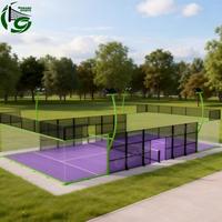 Cancha de Pádel Super Panorámica de Bajo Precio para Interiores y Exteriores, Fácil de Instalar y Mantener, OEM/ODM, Solución Integral