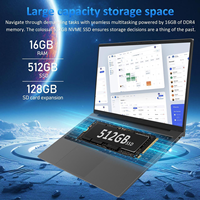 2025 nouvel ordinateur portable professionnel ultra-mince à grande vitesse de 16 pouces I7 13620H avec empreinte digitale Win 11 Pro déverrouiller les ordinateurs portables Intel I7