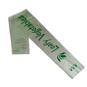 ODM Customized Resealable <b>Plastic</b> Food Packaging Bags Gusset Flat Package for Vegetables Heat Seal Handle for Supermarket Use - Product Image 1