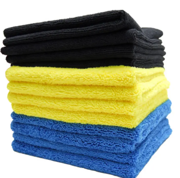 500GSM 40*40CM Fabric Microfiber Cleaning Towel Multipurpose Car Wash Drying Towels