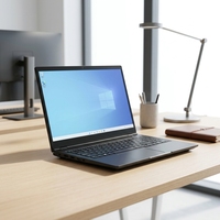 Laptop Baru 15.6" Intel N4020 Quad Core 256 SSD Layar IPS Full HD Keyboard Inggris Windows 11 Home untuk Pelajar