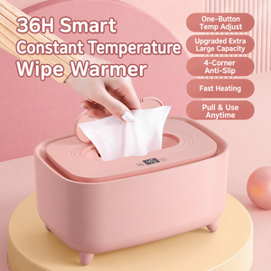 Calentador de Toallitas <span class=keywords><strong>para</strong></span> Bebé Digital, Calentador de Pañuelos Inteligente con Temperatura Constante, Gran Capacidad, Calentamiento Rápido, Material Antibacteriano - Product Image 4