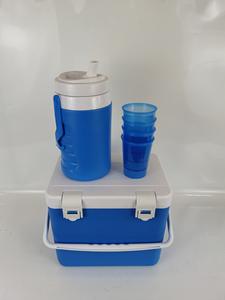 10l + 1.9l पिकनिक आउटडोर पोर्टेबल बर्फ छाती इन्सुलेट मेडिकल छोटे लॉकिंग कूलर बॉक्स - Product Image 4