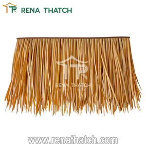 Paille synthétique ignifuge en plastique tuile de chaume artificielle en nylon toit de chaume synthétique - Product Image 3