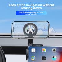 Support magnétique de téléphone portable de haute qualité A510+X370 pour l'écran d'affichage de la Tesla Model 3/Y, navigation, bureau, tableau de bord de voiture