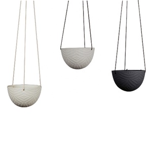Europe CLASSIC Vase en céramique Pot de fleur Nouveaux produits à la mode Décoration murale florale suspendue personnalisée pour <span class=keywords><strong>jardin</strong></span> Finition mate <span class=keywords><strong>Livraison</strong></span> en 10 jours - Product Image 1